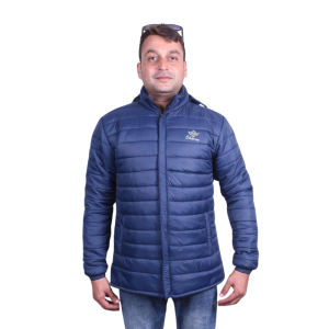 Polyester Silky Touch Toffeta Fabric Hollofil Men Jacket