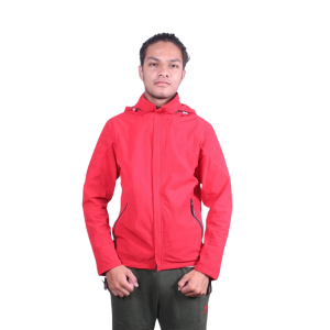 Polyester Wrinkle Fabric Light Red