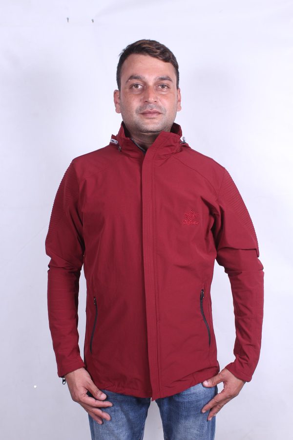 Polyester Wrinkle Fabric Maroon in Nepal
