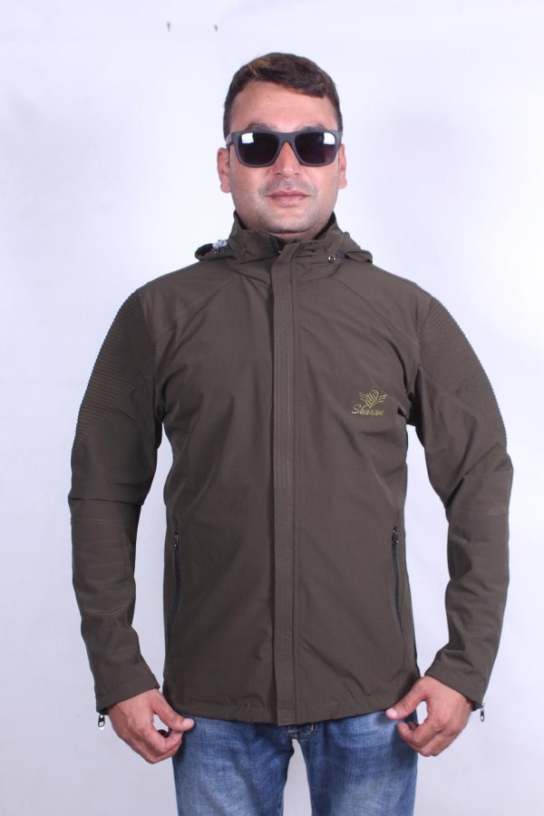 Polyester Wrinkle Fabric Army Green in Nepal
