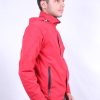 Polyester Wrinkle Fabric Light Red in Nepal