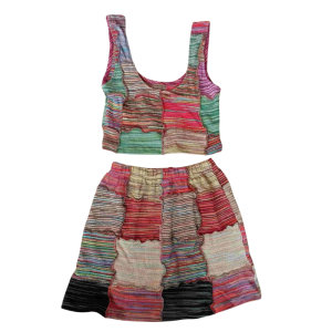 Cotton Crochet and Knitting Skirt and Tops