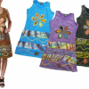 Ladies Patch Work Top/Dress Halter Cami in Nepal