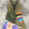 Ladies Patch Work Top/Dress Halter Cami in Nepal