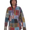 Patchwork Hooded Shirt in Nepal