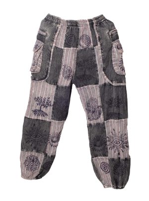 cotton patch washed trouser