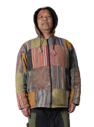 men patch jacket
